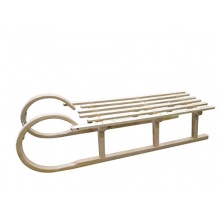 Hrnerschlitten, 120cm, mit Zugband von Lapado Bild 1