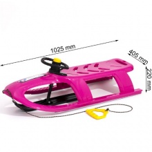 Lenkschlitten Kinderschlitten Rodel von Prosperplast Bild 1