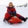 KHW Lenkschlitten Snow Car 4x4 Lenk Rodel rot Bild 3