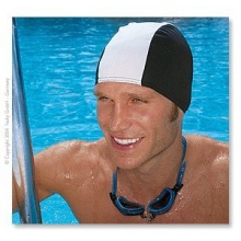 Badekappe universal aus Stoff von fashy Bild 1