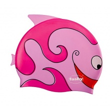 Fashy Kinder Badehaube Silikon, pink Bild 1