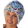 Fashy Damen Badekappe mit Rschen, bunt, 3449 Bild 1