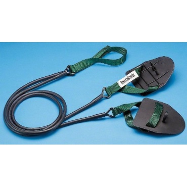 StrechCordz mit Handpaddel Grn, Zugstrke 3,6-10,8 kg Bild 1