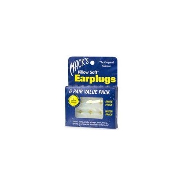 Macks Pillow Soft-Silikon-Ohrstpsel, Value Pack, 6 pr Bild 1