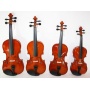 massive Geige / Violine Garnitur + Koffer & Bogen, 3/4 Bild 1