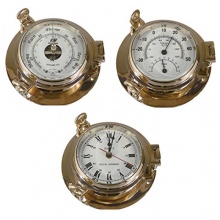 Druckmesser Yachtuhr Barometer von Delite ApS Bild 1