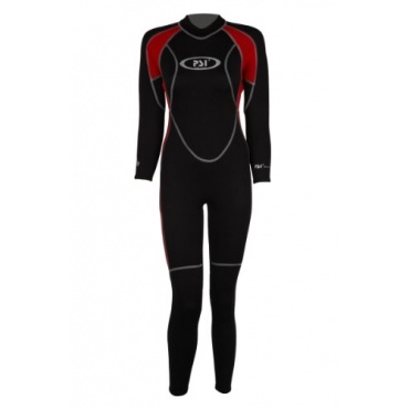 PSI 3/2mm Damen Neoprenanzug, rot, 42 (XL) Bild 1