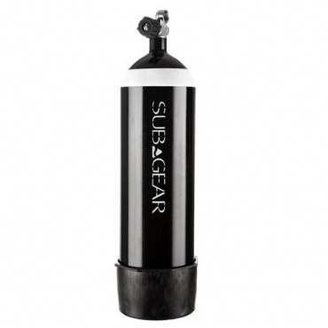 Subgear 10l Pressluftflasche mit Monoventil und Fu Bild 1