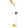 Cressi Uni Schnorchel Dry, gelb, ES259010 Bild 1