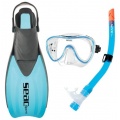 Seac Sub Schnorchelset Tris Sprint blau Gre 32-35 Bild 1