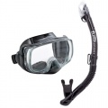 TUSA Sport Schnorchelset Imrpex 3D Dry, Black Bild 1
