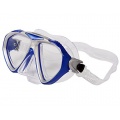 Aquazon Tauchmaske Ray, Blau Transparent, M, AQMARAYBL Bild 1