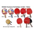 Win.Max Profi Tischtennis Schlger mit Hlle golden Bild 1