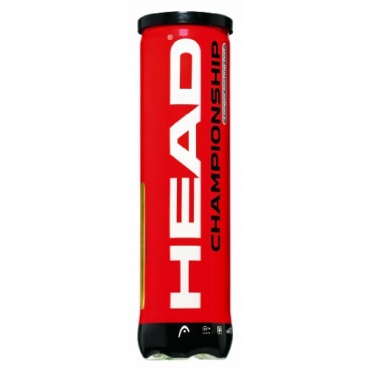 HEAD Tennisblle Championship 4er Dose, gelb, 575004 Bild 1
