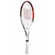 Wilson Tennisschlger Roger Federer  25, wei/rot Bild 1