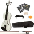 Mendini MV-White Violine Geige mit Koffer (4/4 Gre) Bild 1