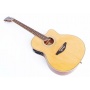 Cherrystone Dreadnought Western Gitarre, natur 4EQ Bild 1