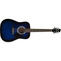 Stagg SW201 Akustik Westerngitarre blau Bild 1