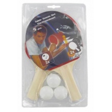 Tischtennisset 5 tlg,2 Schlger und 3 Blle von Ruby Bild 1