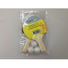 U012 5 tlg. Tischtennis Set mit 2 Schlgern u 3 Bllen Bild 1