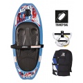 Jobe Justice Kneeboard Set mit Kneeboard Combo blue Bild 1