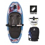 Jobe Justice Kneeboard Set mit Kneeboard Combo blue Bild 1
