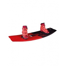 Jobe Wakeboard Paket Unix Red 133+ Host Velcro Red 4/7 Bild 1
