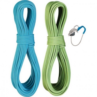 Edelrid Doppelseil Flycatcher 6,9mm 70m Set Micro Jul oasis/icemint Bild 1