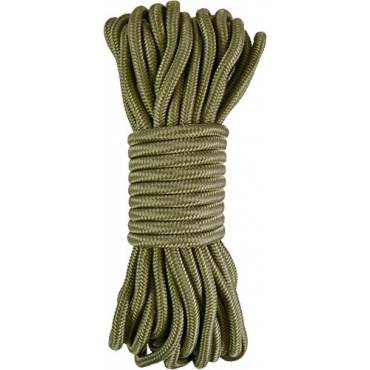 normani Allzweck Einfachseil 9mm x 15 Meter Oliv Bild 1