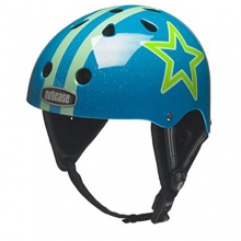 Nutcase Blue Star Glitter L-XL 59-61cm Wassersporthelm Bild 1