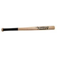 G8DS Hooligan Baseball Schläger HOLZ 66 cm natur Bild 1