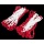 Starlite Allwetter Basketballnetz Rot u wei,45.7cm Bild 4