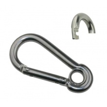ARBO-INOX Karabiner geschlossenes Auge 8x80mm Bild 1