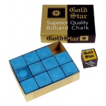 WinSport Billardkreide Gold Star Blau 12 Stck im Pack Bild 1
