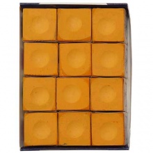 Silver Cup Chalk, Orange, 12 Piece ,Billardkreide  Bild 1