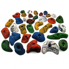 Dein-Klettershop 35 Stck Klettergriffe Kinder bunt Bild 1