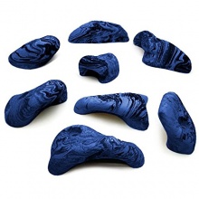 Dein-Klettershop Henkel Klettergriffe blau meliert Bild 1