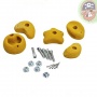 Gartenpirat 5 Stck Klettergriffe klein gelb  Bild 1
