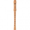 Moeck 1212 Barock Birnbaum Natur-Holz Sopran Blockflte Bild 1