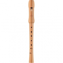 Moeck 1212 Barock Birnbaum Natur-Holz Sopran Blockflöte Bild 1