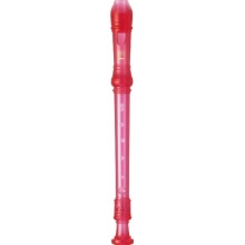 Yamaha YRS 20GP Sopran Blockflöte, transparent pink Bild 1