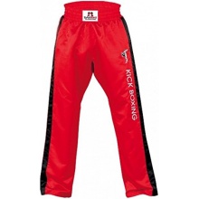 DANRHO Kampfsport Hose Kickboxing, Rot/Schwarz 190 cm Bild 1