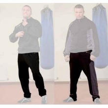 KWON Kampfsport Hose Herrenhose L schwarz Bild 1
