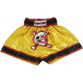 TOP TEN Kampfsport Shorts Skull Gelb Gr. XXL Bild 1