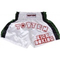 TOP TEN Kampfsport Shorts Kickboxing 200 cm wei Bild 1