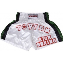 TOP TEN Kampfsport Shorts Kickboxing 200 cm wei Bild 1
