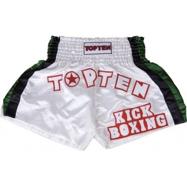 TOP TEN Kampfsport Shorts Kickboxing 200 cm wei Bild 1