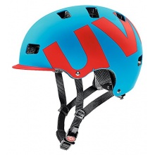 UVEX Erwachsene Fahrradhelm HLMT 5 Pro Cyan/Rot Matt Bild 1