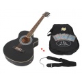 ts-ideen Elektro Akustik Westerngitarre schwarz  Bild 1