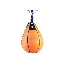 Bremshey Boxbirne Leder, naturell, Punchingball  Bild 1